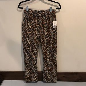 Urban outfitters leopard print denim NWT